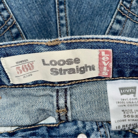 Vintage Levi’s 569 loose straight jean size 10 regular - Picture 5 of 12
